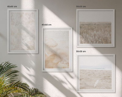 Polittico con cornice Texture pastello alla moda