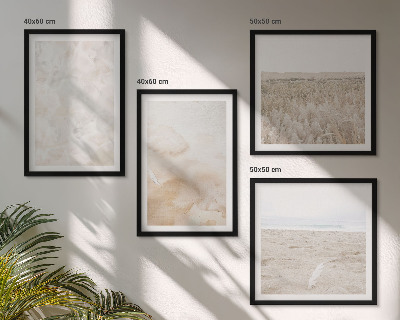 Polittico con cornice Texture pastello alla moda