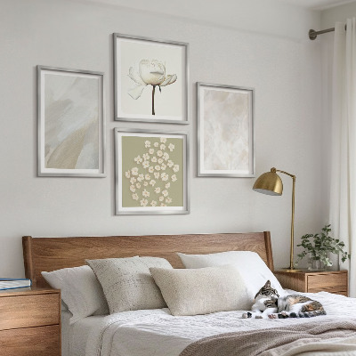Galleria a parete Fiori alla moda, texture boho