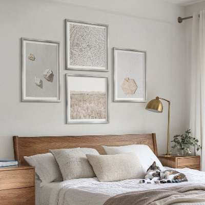 Polittico con cornice Texture leggere e boho effetto sabbia