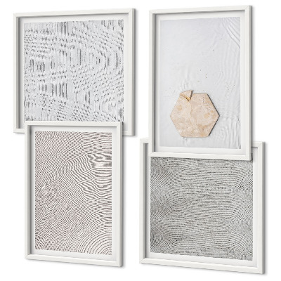 Galleria a parete Texture leggere e boho effetto sabbia
