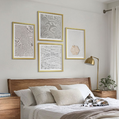 Galleria a parete Texture leggere e boho effetto sabbia