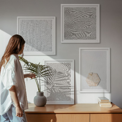 Galleria a parete Texture leggere e boho effetto sabbia