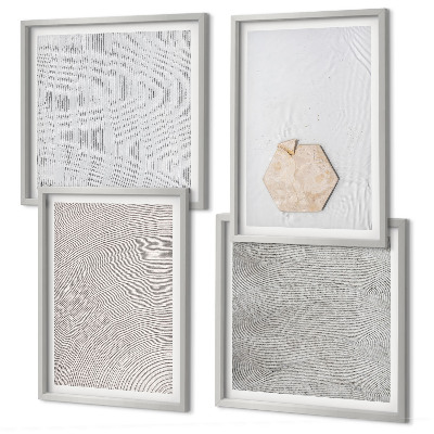 Galleria a parete Texture leggere e boho effetto sabbia