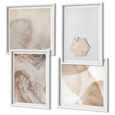 Galleria a parete con design astratto ispirato alla natura