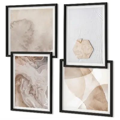 Galleria a parete con design astratto ispirato alla natura