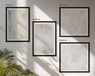 Composizione di 4 quadri texture di pittura ad acquerello