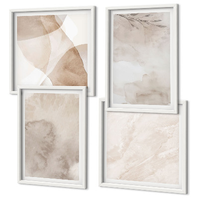 Galleria a parete Colori ad acquerello, texture boho