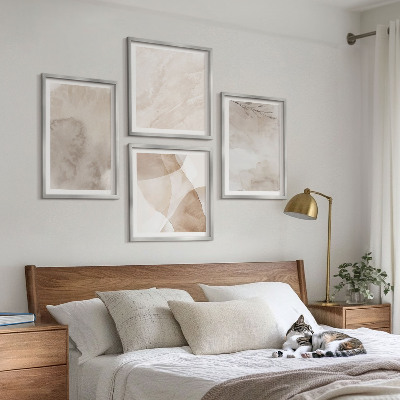 Galleria a parete Colori ad acquerello, texture boho
