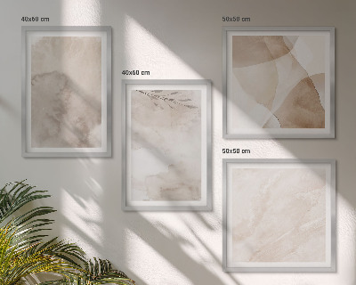 Galleria a parete Colori ad acquerello, texture boho