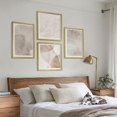 Galleria a parete Colori ad acquerello, texture boho