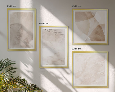 Galleria a parete Colori ad acquerello, texture boho