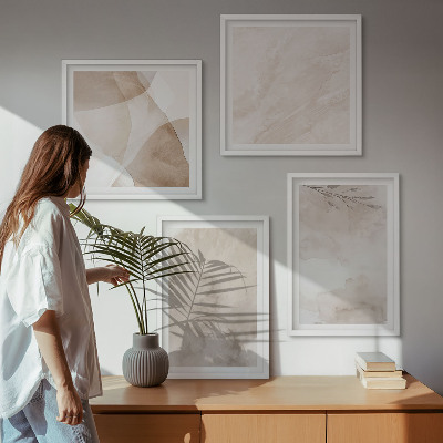Galleria a parete Colori ad acquerello, texture boho