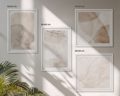 Galleria a parete Colori ad acquerello, texture boho
