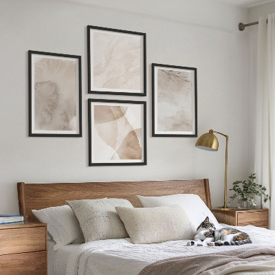 Galleria a parete Colori ad acquerello, texture boho