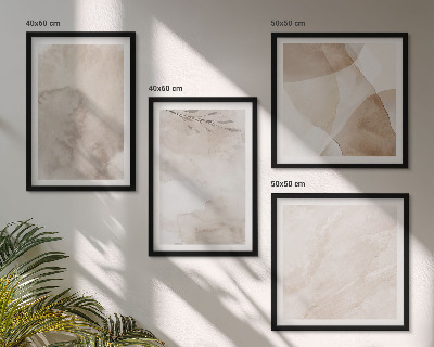 Galleria a parete Colori ad acquerello, texture boho