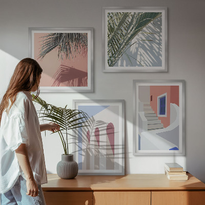 Galleria a parete Illustrazioni di architettura urbana