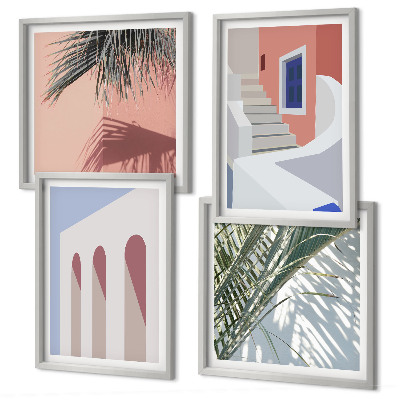 Galleria a parete Illustrazioni di architettura urbana