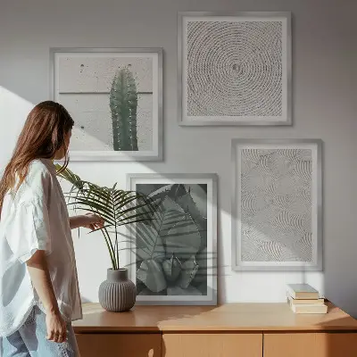 Galleria a parete trame estive ispirate ai tropici