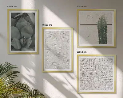 Galleria a parete trame estive ispirate ai tropici