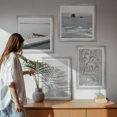 Polittico con cornice Design astratto, texture moderne
