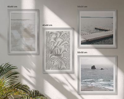 Polittico con cornice Design astratto, texture moderne