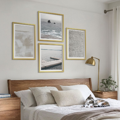 Polittico con cornice Design astratto, texture moderne