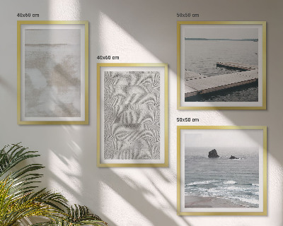 Polittico con cornice Design astratto, texture moderne