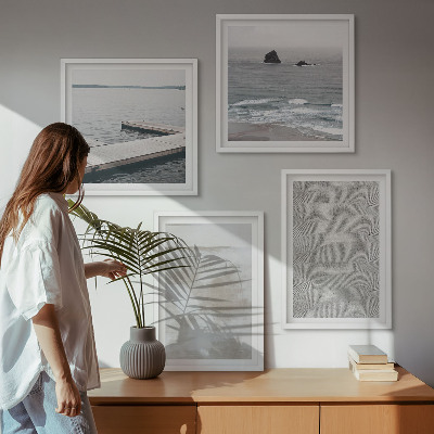 Polittico con cornice Design astratto, texture moderne