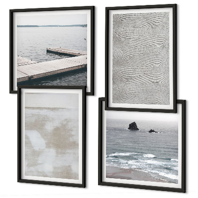 Polittico con cornice Design astratto, texture moderne