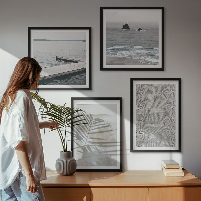 Polittico con cornice Design astratto, texture moderne