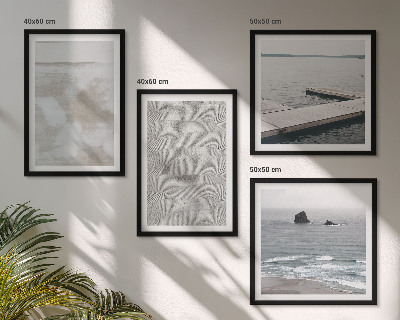 Polittico con cornice Design astratto, texture moderne