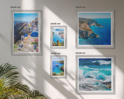 Set di quadri incorniciati Paesaggio del Mar Egeo