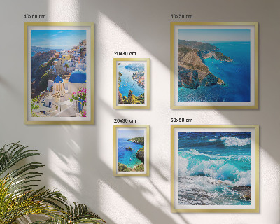 Set di quadri incorniciati Paesaggio del Mar Egeo