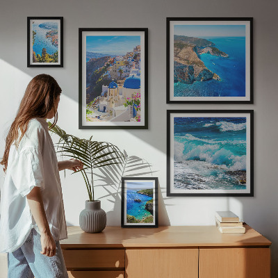 Set di quadri incorniciati Paesaggio del Mar Egeo