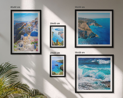 Set di quadri incorniciati Paesaggio del Mar Egeo