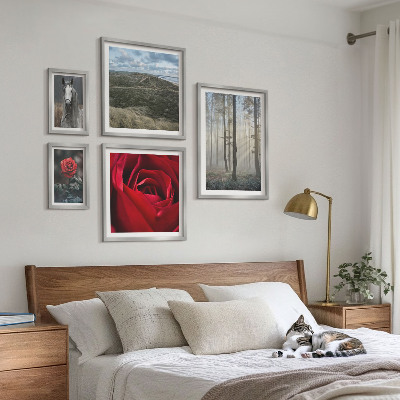 Polittico con cornice Fiori naturali in diversi stili