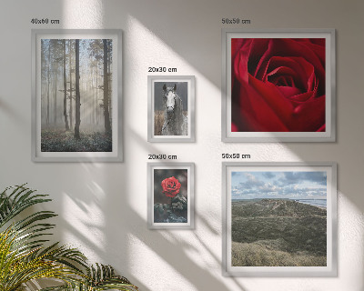 Polittico con cornice Fiori naturali in diversi stili