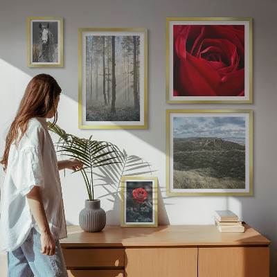 Polittico con cornice Fiori naturali in diversi stili