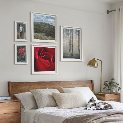 Polittico con cornice Fiori naturali in diversi stili