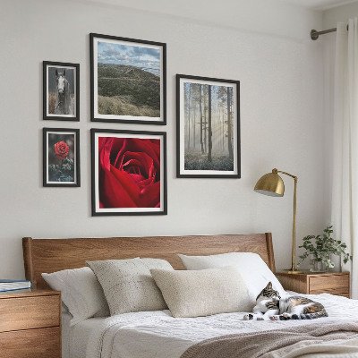 Polittico con cornice Fiori naturali in diversi stili