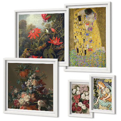 Polittico con cornice Composizioni artistiche floreali