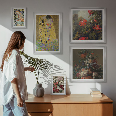 Polittico con cornice Composizioni artistiche floreali