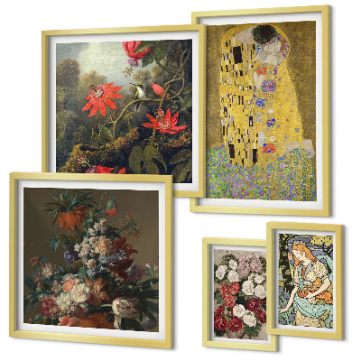 Polittico con cornice Composizioni artistiche floreali