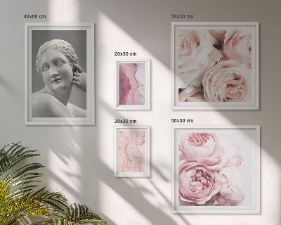 Polittico con cornice Sculture floreali classiche