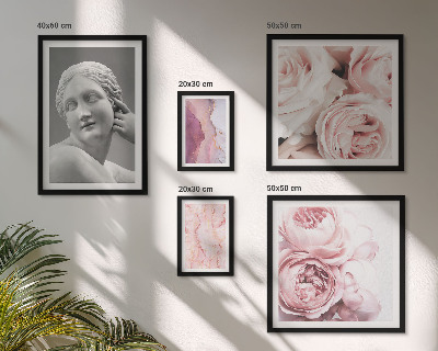 Polittico con cornice Sculture floreali classiche