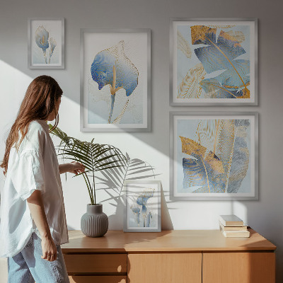 Set di quadri incorniciati Fiori eleganti e natura delicata