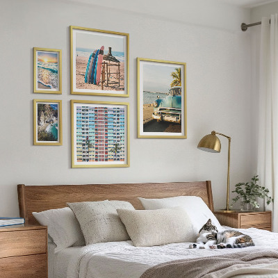 Polittico con cornice Paesaggi marini eleganti