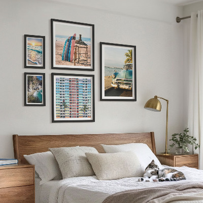 Polittico con cornice Paesaggi marini eleganti