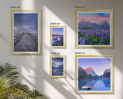 Set di quadri incorniciati Paesaggi montani e costieri